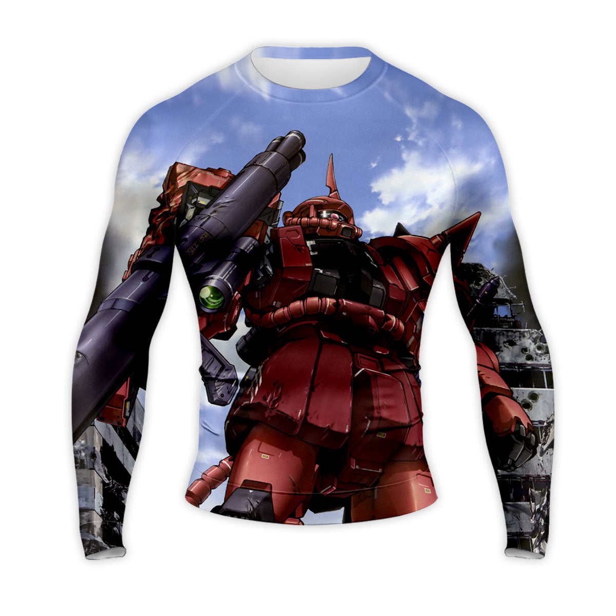 Mobile Suit Gundam Char Aznable Zaku Ii With Weapon Anime Apparel