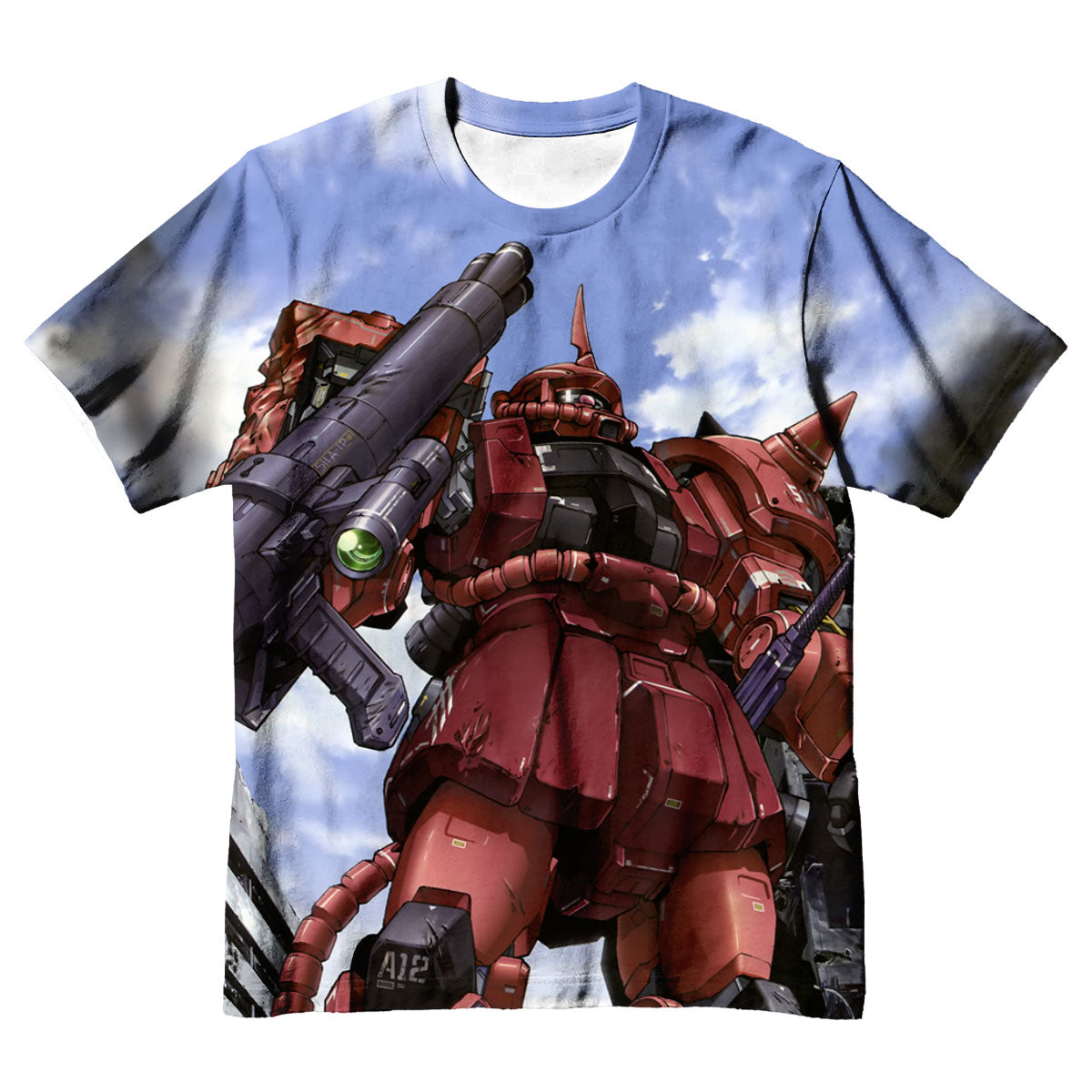 Mobile Suit Gundam Char Aznable Zaku Ii With Weapon Anime Apparel