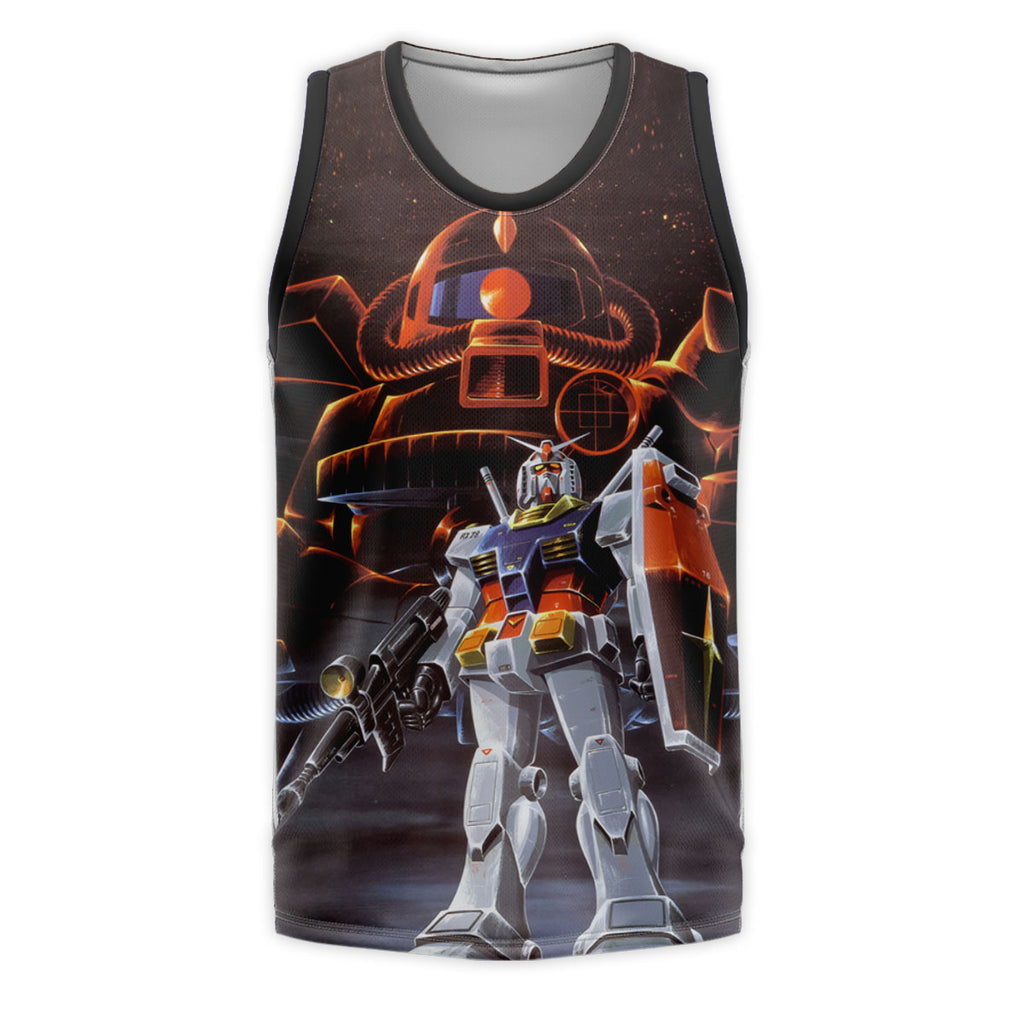 Mobile Suit Gundam Rx78 2 With Zaku Ii Anime Apparel