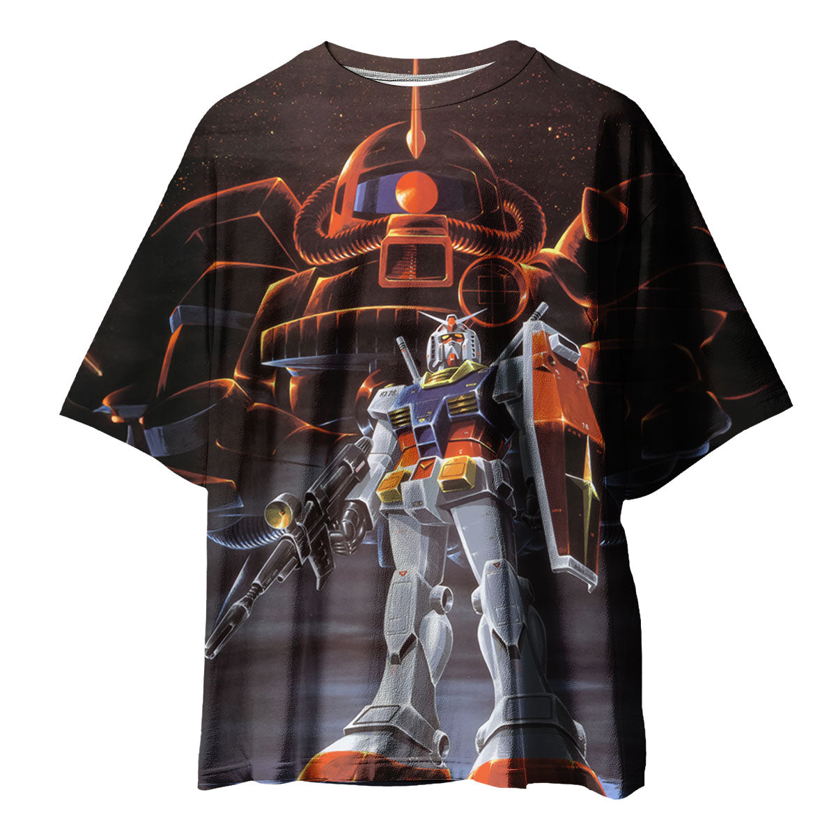 Mobile Suit Gundam Rx78 2 With Zaku Ii Anime Apparel