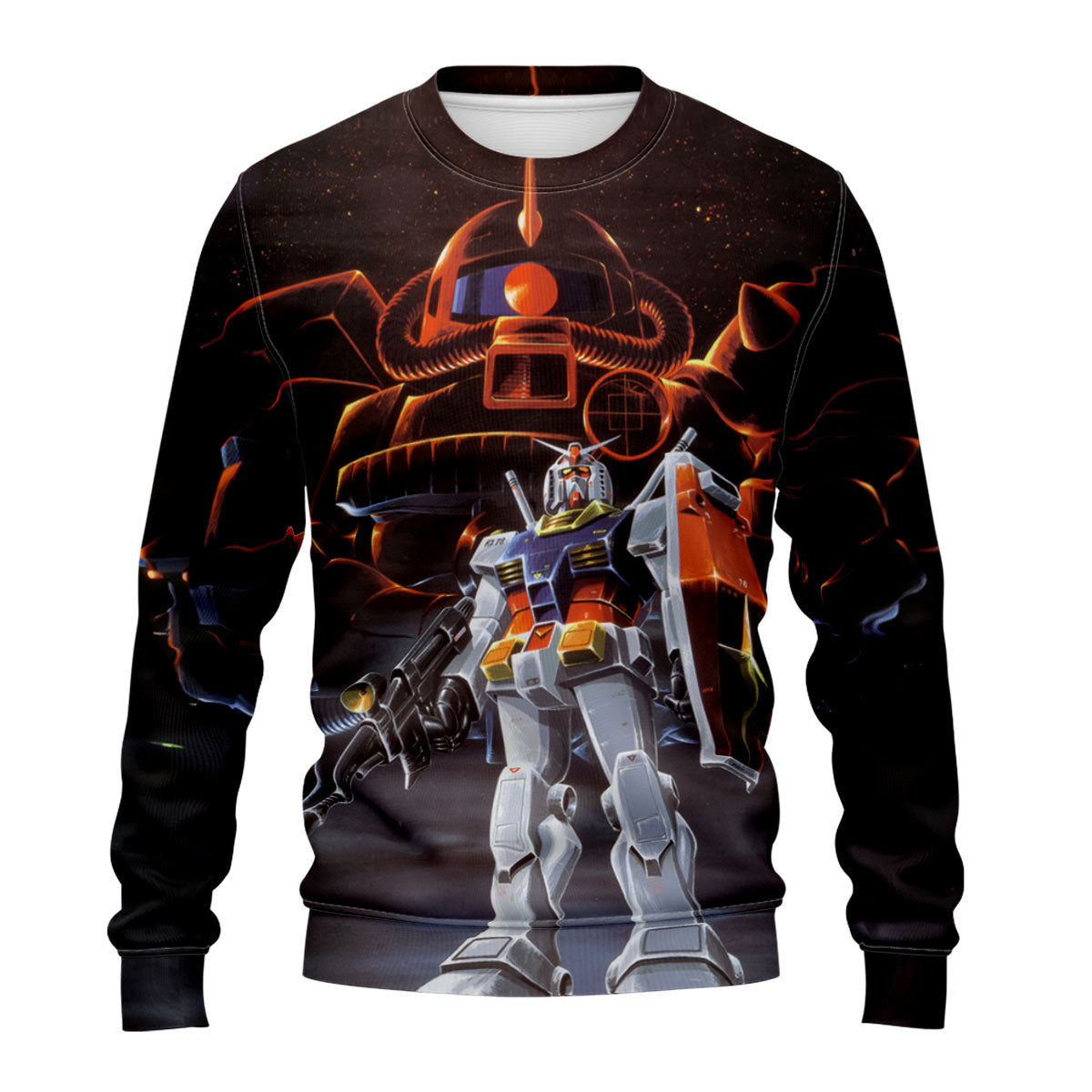 Mobile Suit Gundam Rx78 2 With Zaku Ii Anime Apparel