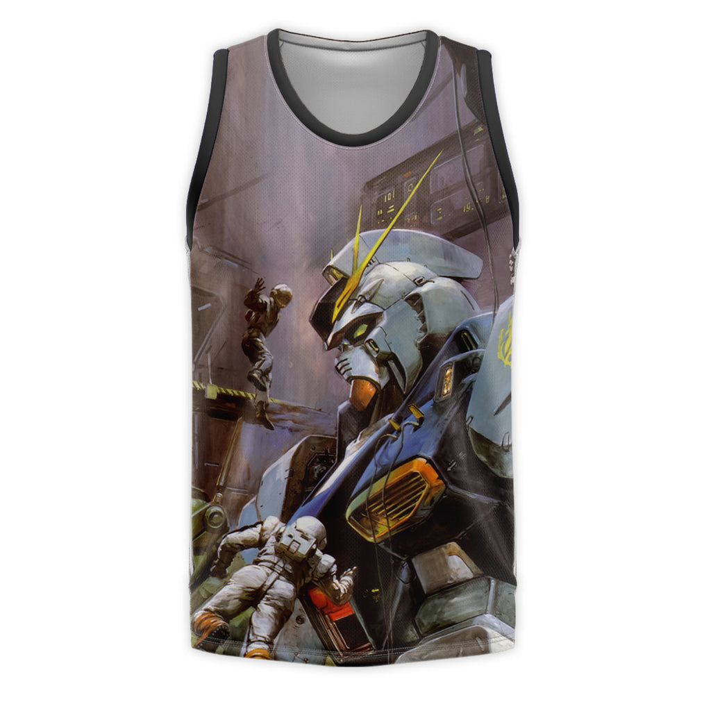 Mobile Suit Gundam Rx93 v Gundam Under Preparation Anime Apparel