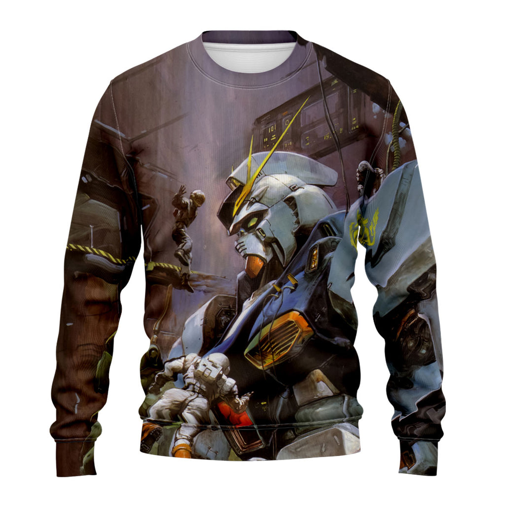 Mobile Suit Gundam Rx93 v Gundam Under Preparation Anime Apparel
