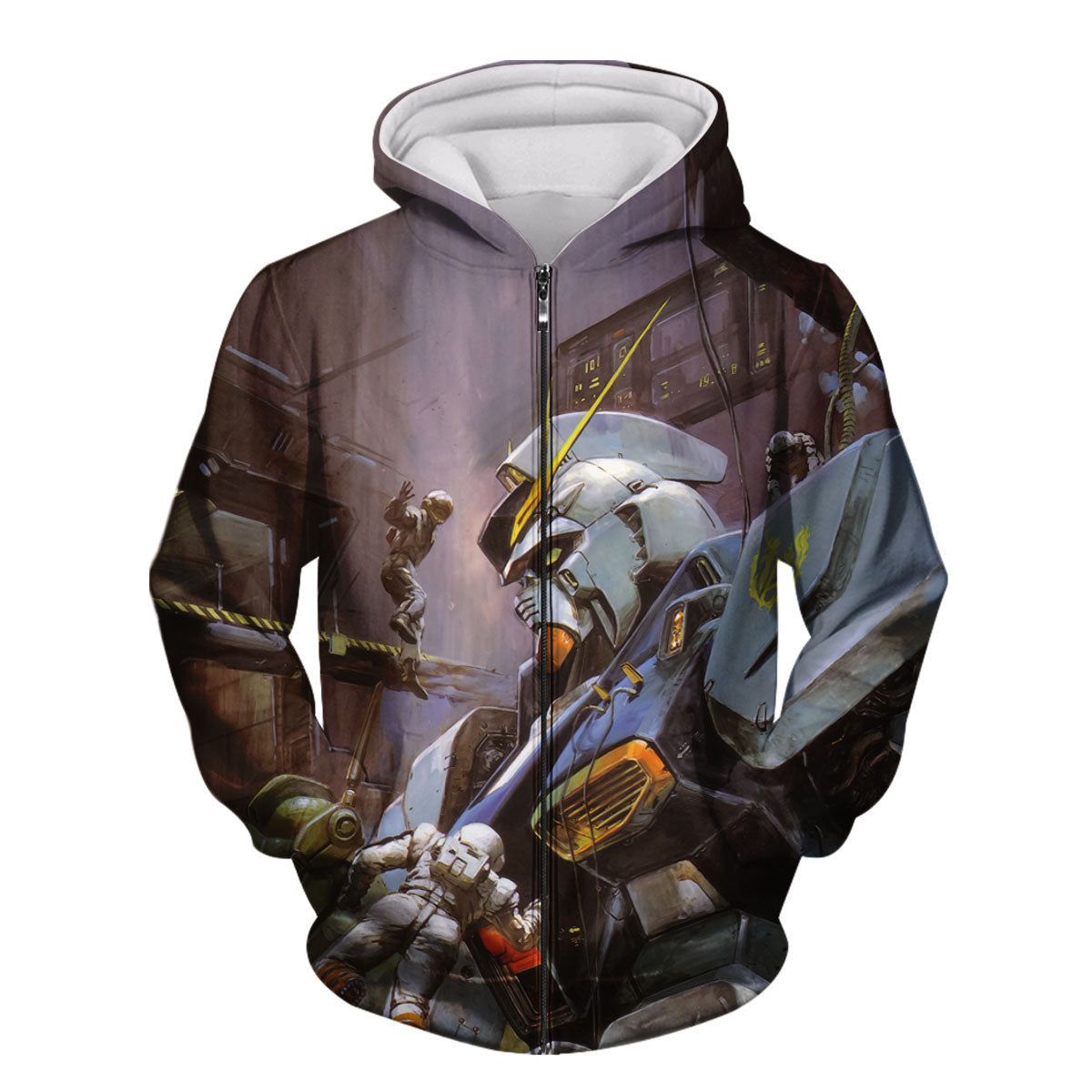 Mobile Suit Gundam Rx93 v Gundam Under Preparation Anime Apparel