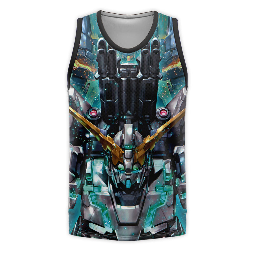 Mobile Suit Gundam Unicorn With Weaponry Anime Apparel