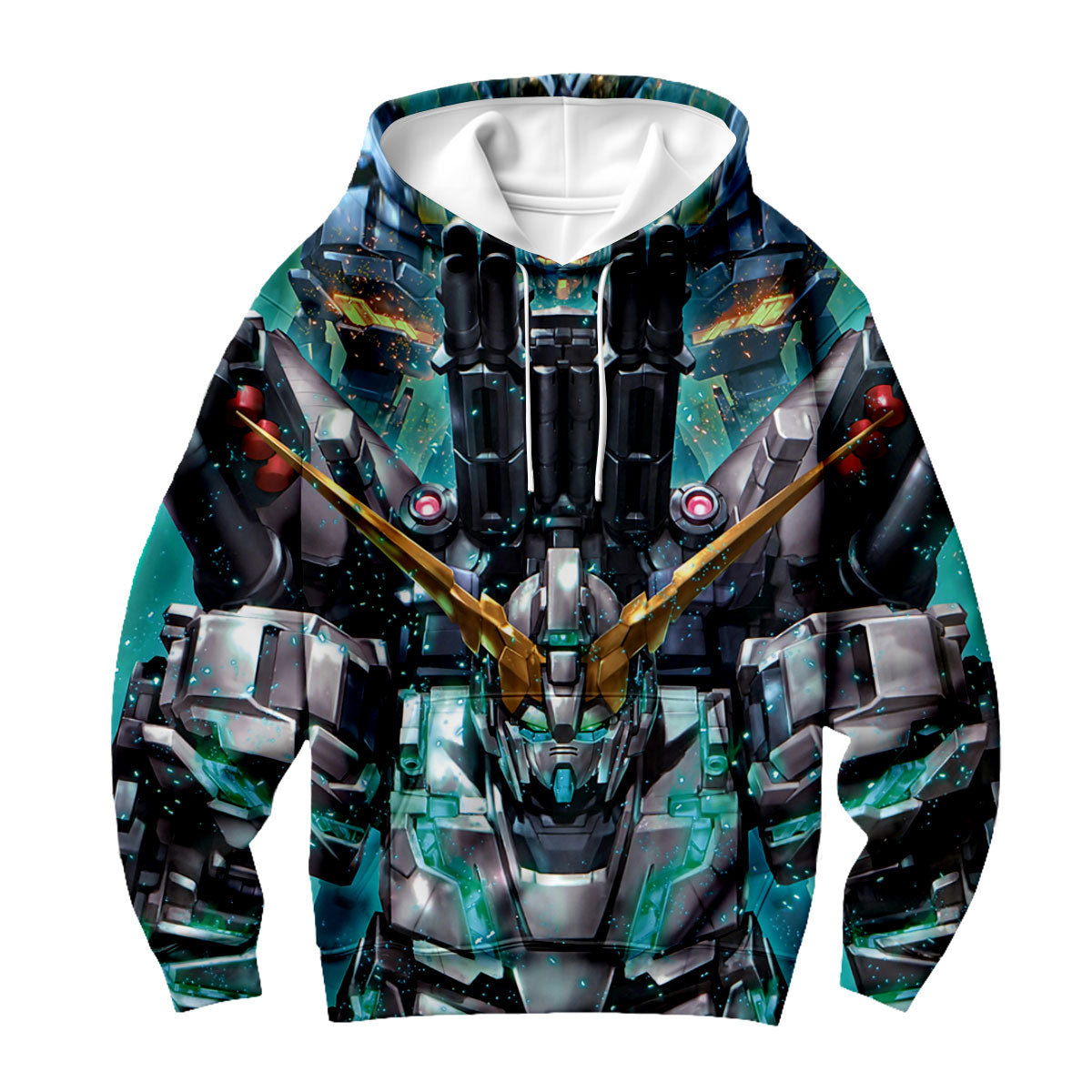 Mobile Suit Gundam Unicorn With Weaponry Anime Apparel