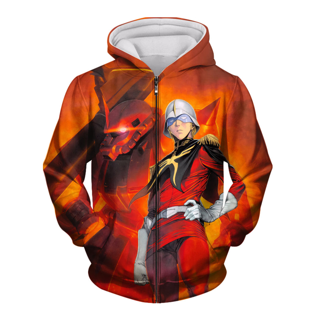 Mobile Suit Gundam Zaku Ii Char Aznable Anime Apparel