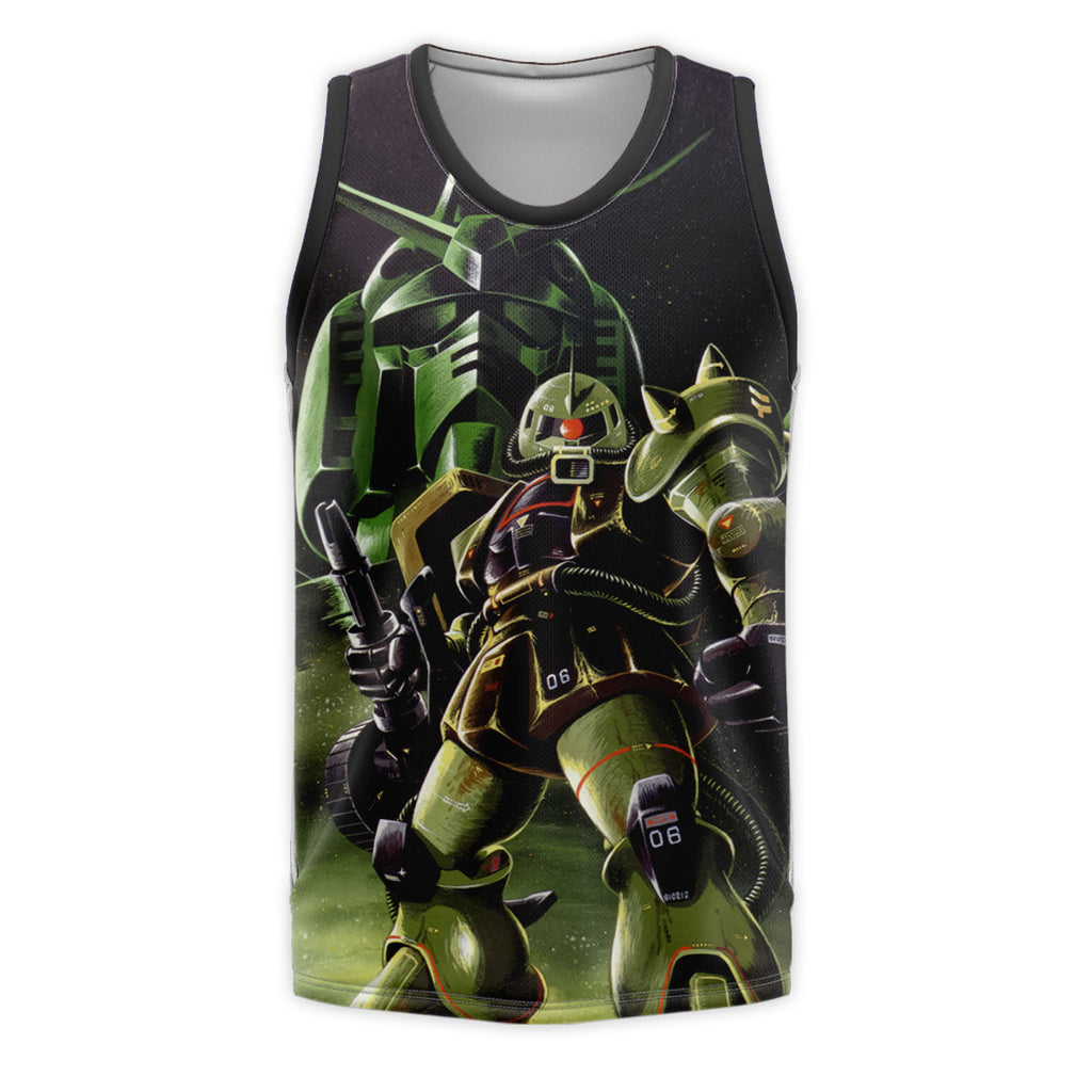 Mobile Suit Gundam Zaku Illustration Anime Apparel