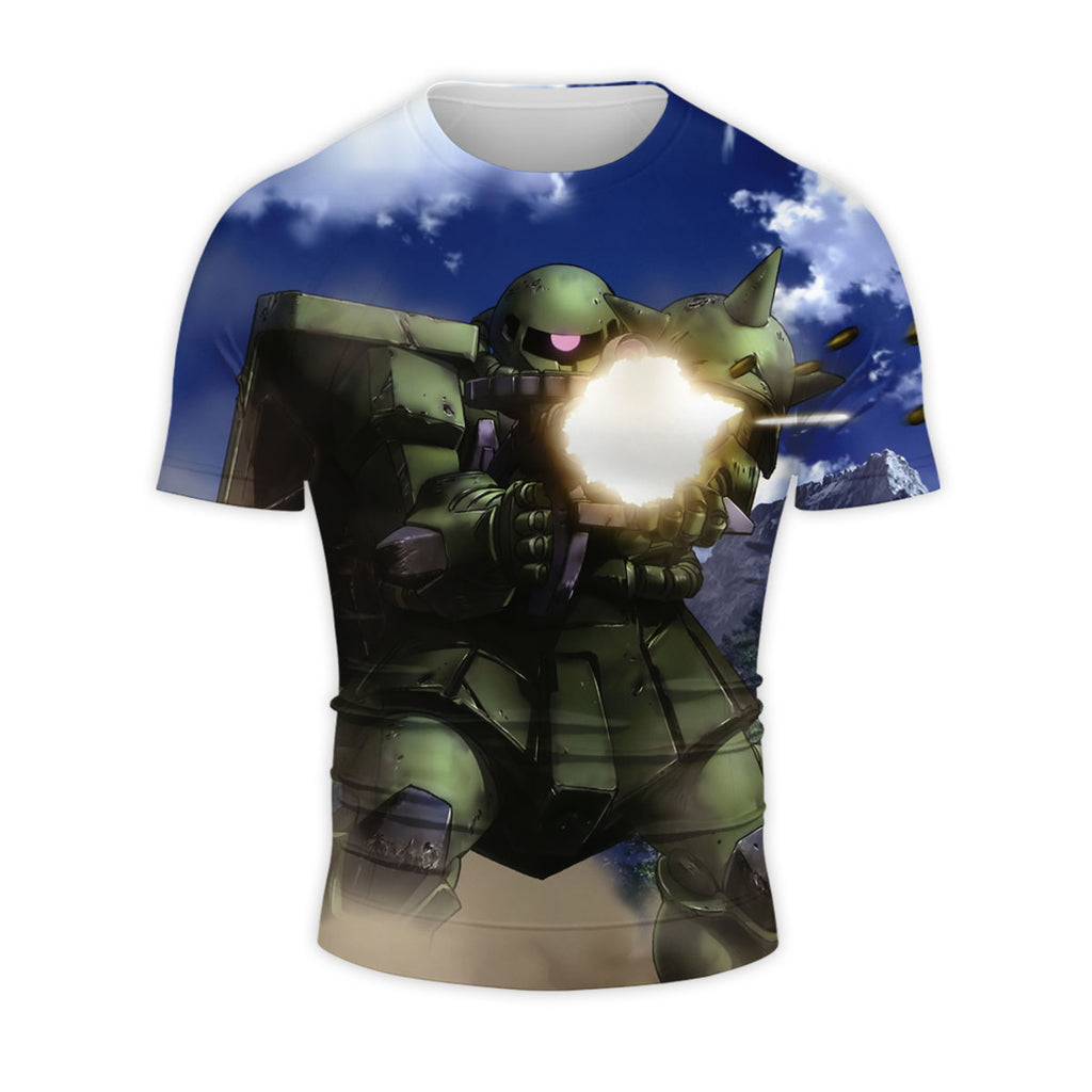 Mobile Suit Gundam Zaku Shooting Anime Apparel