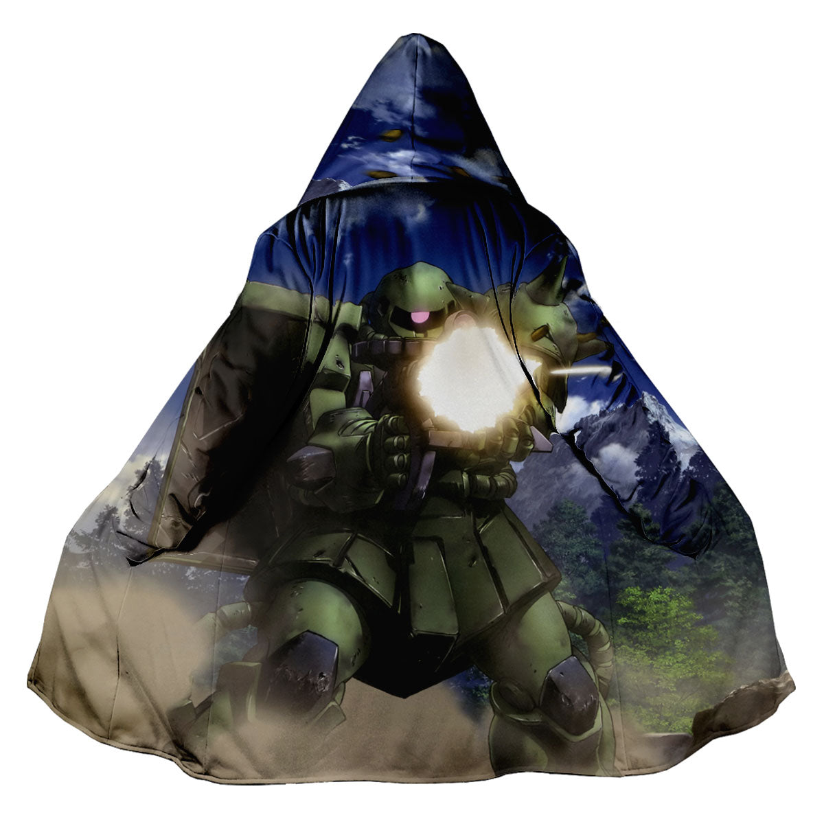 Mobile Suit Gundam Zaku Shooting Anime Apparel