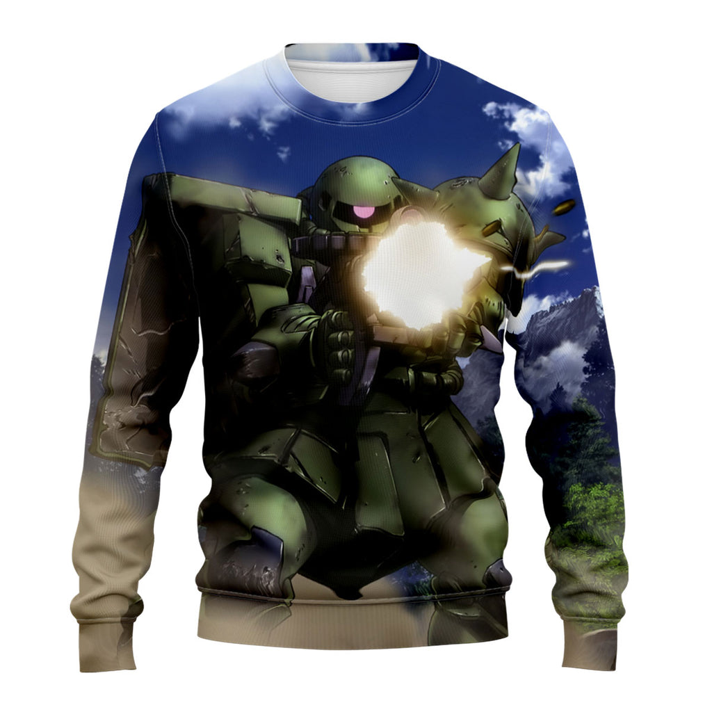 Mobile Suit Gundam Zaku Shooting Anime Apparel