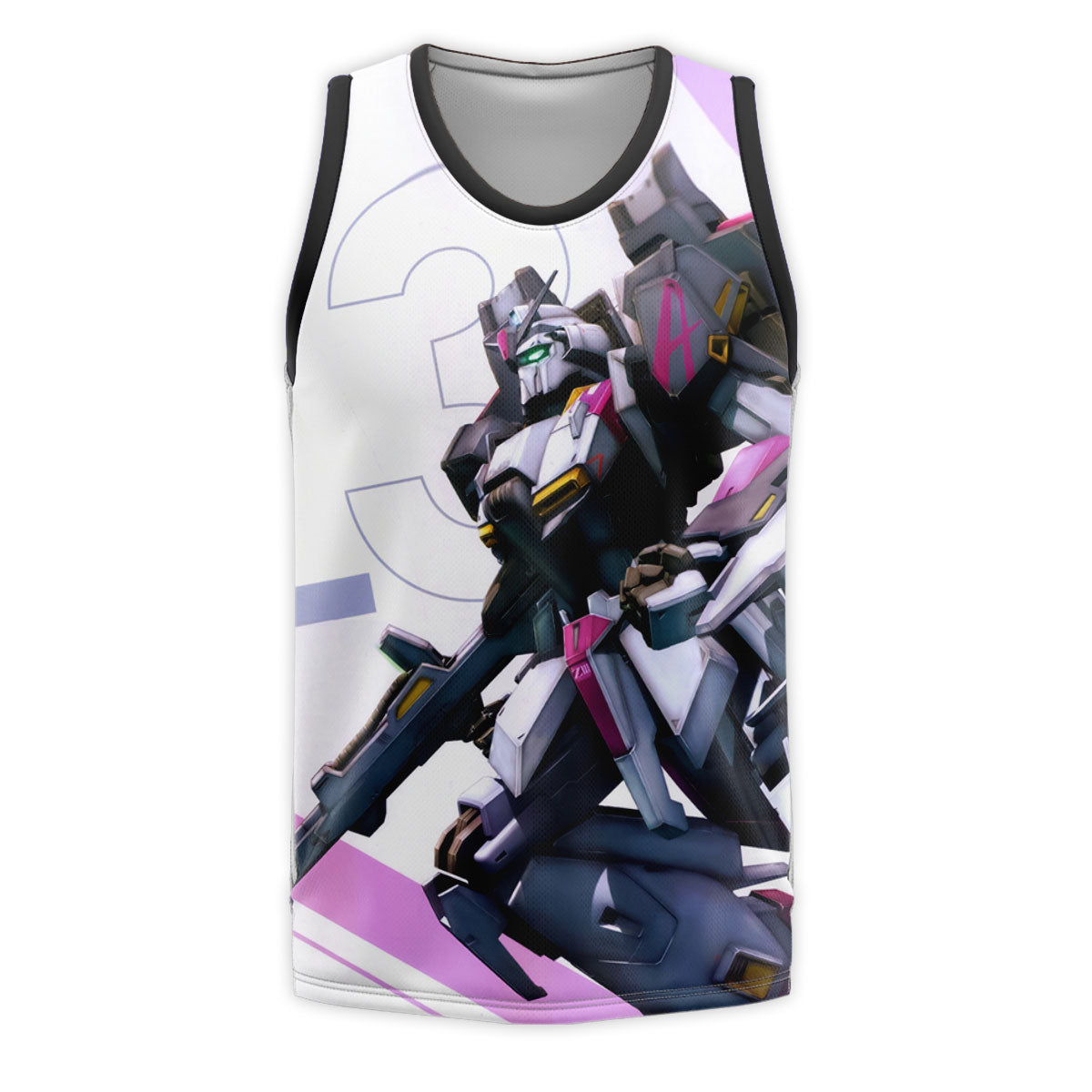 Mobile Suit Gundam Zeta Gundam With Sleek Design Anime Apparel