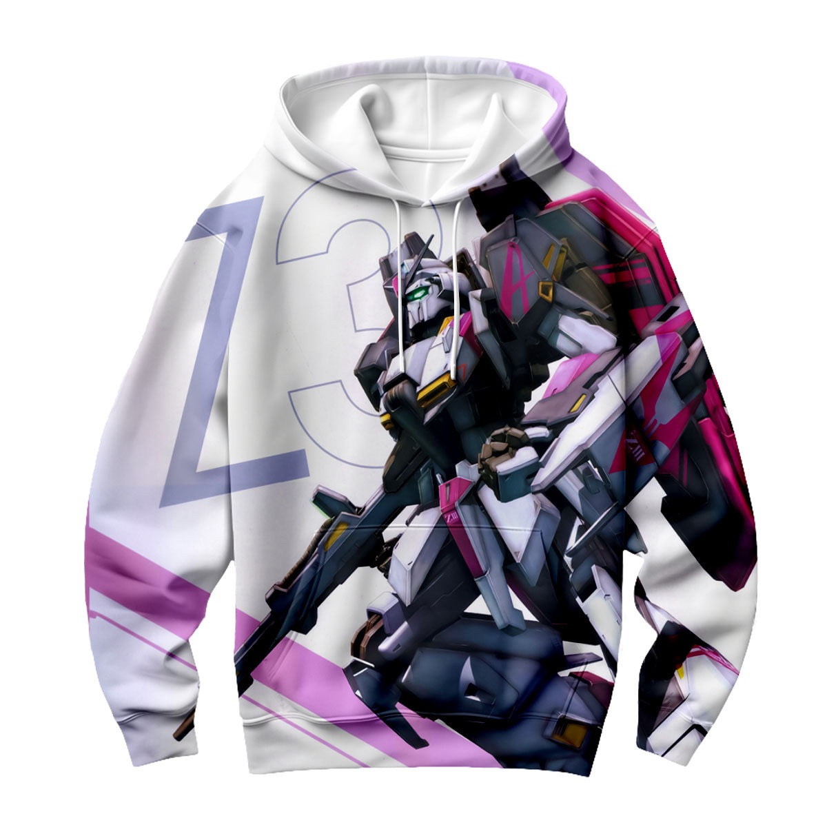 Mobile Suit Gundam Zeta Gundam With Sleek Design Anime Apparel