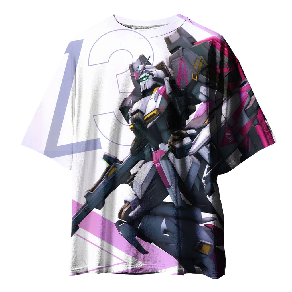 Mobile Suit Gundam Zeta Gundam With Sleek Design Anime Apparel