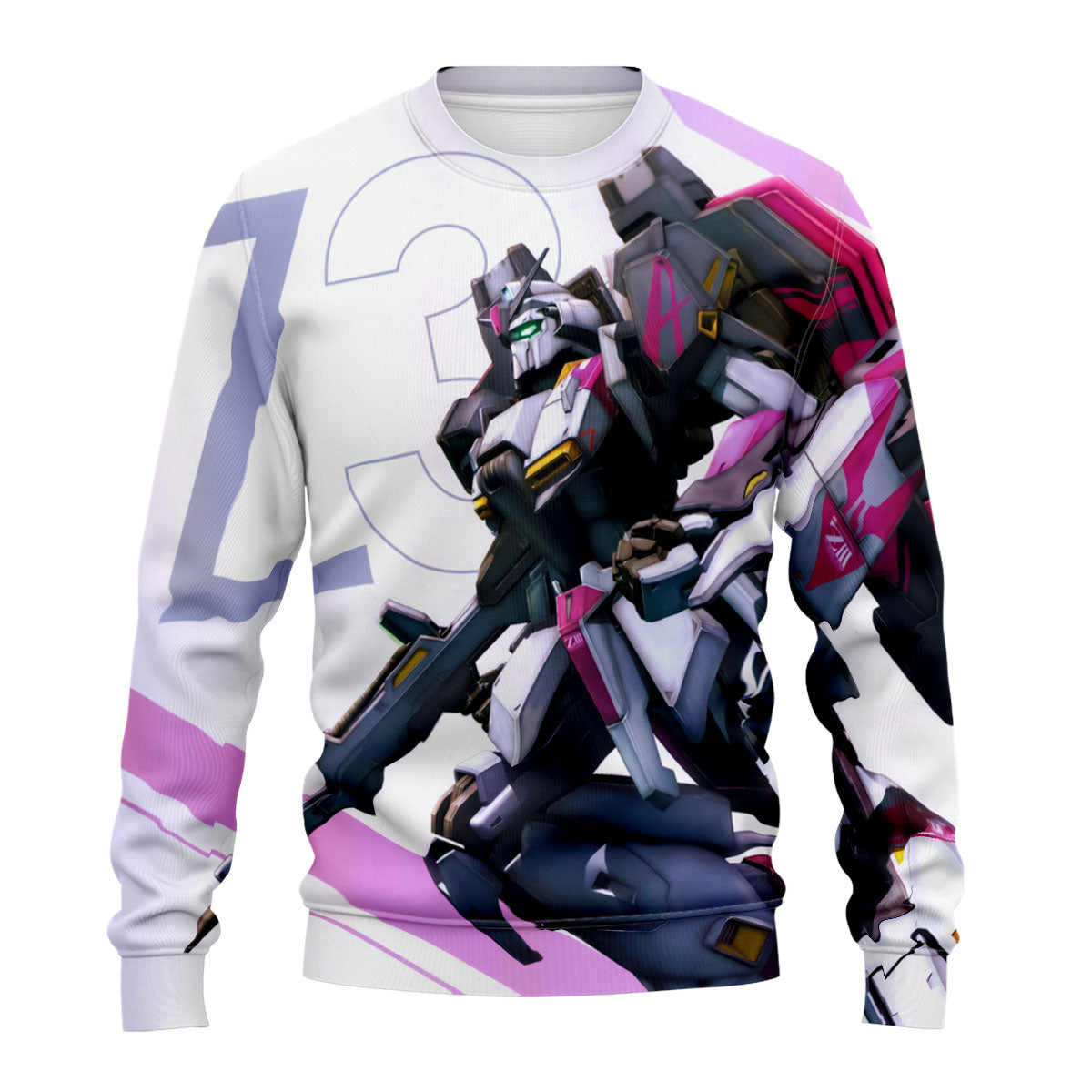 Mobile Suit Gundam Zeta Gundam With Sleek Design Anime Apparel