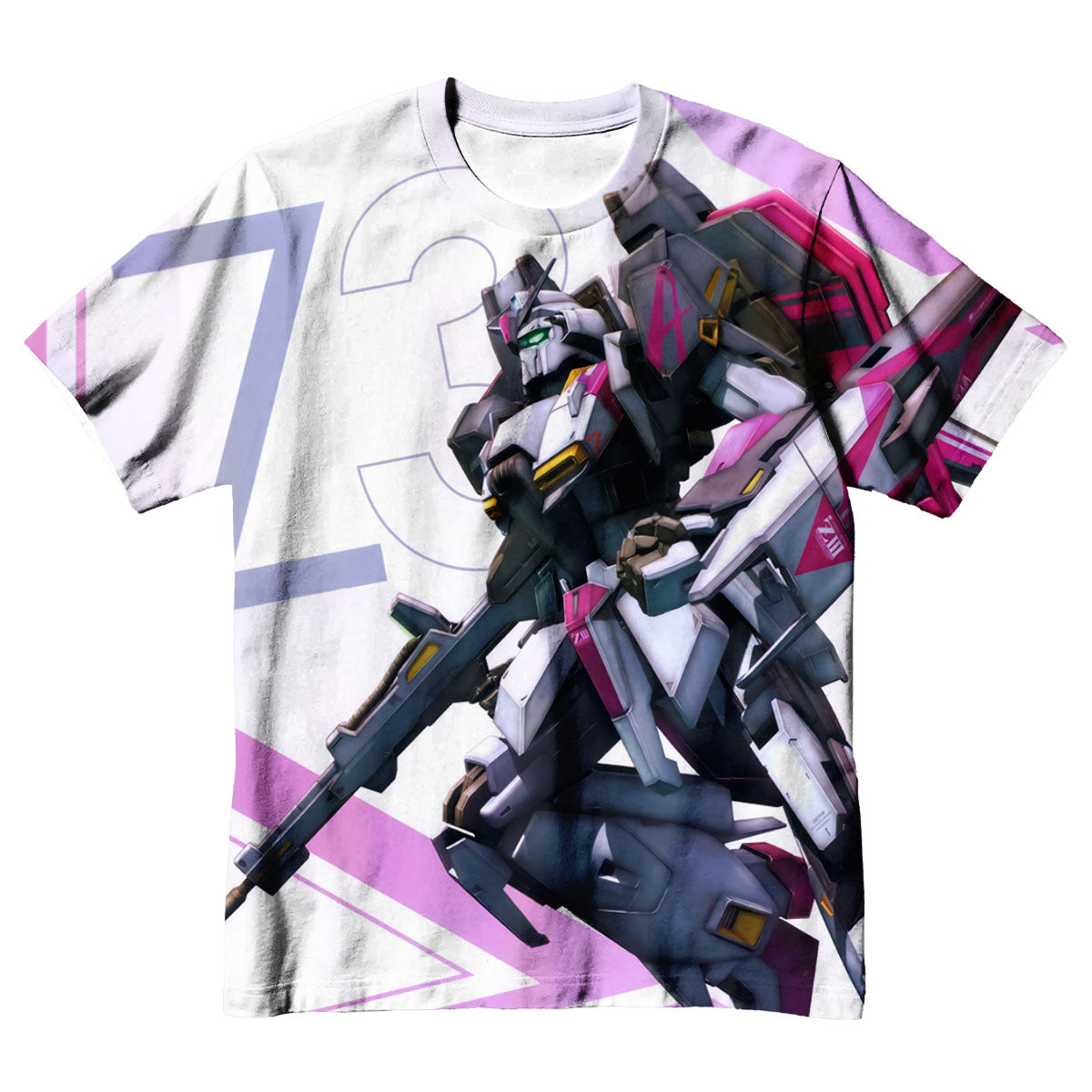 Mobile Suit Gundam Zeta Gundam With Sleek Design Anime Apparel
