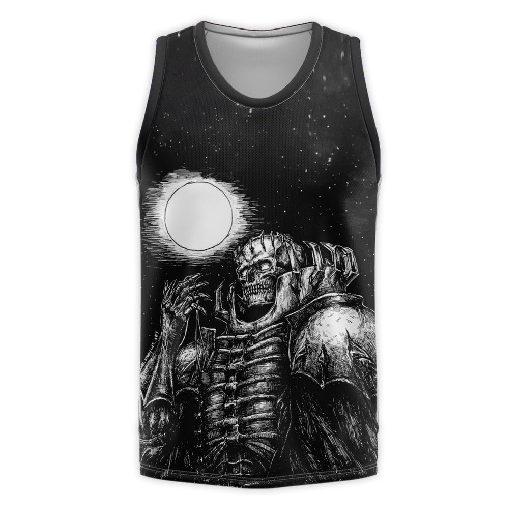 Moonlit Berserker Skeleton Knight Anime Apparel