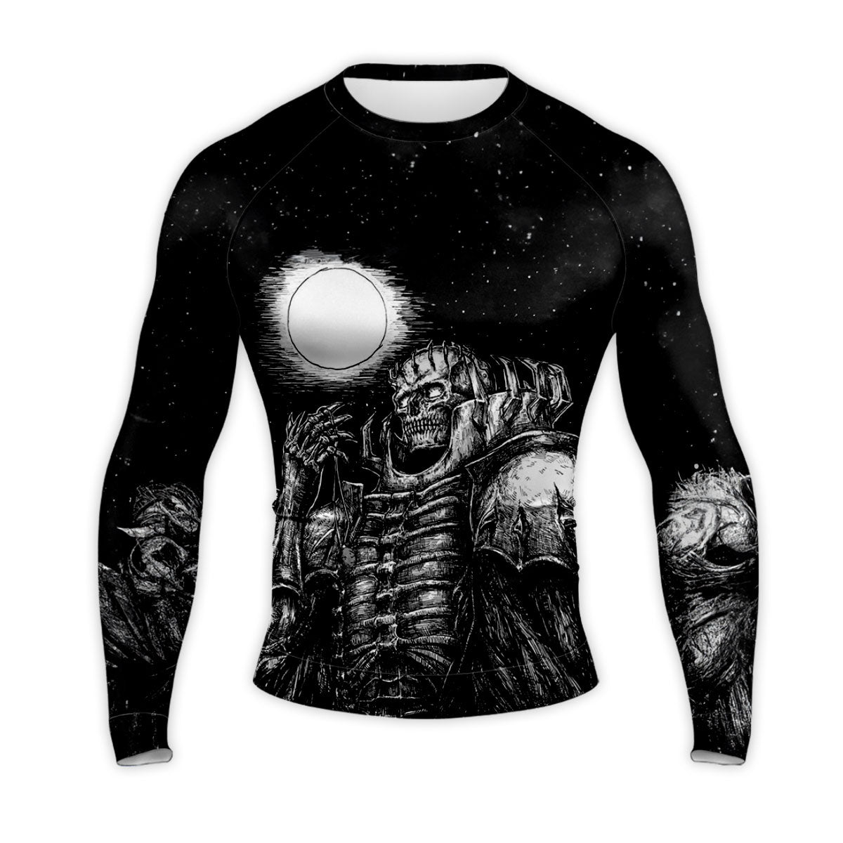 Moonlit Berserker Skeleton Knight Anime Apparel