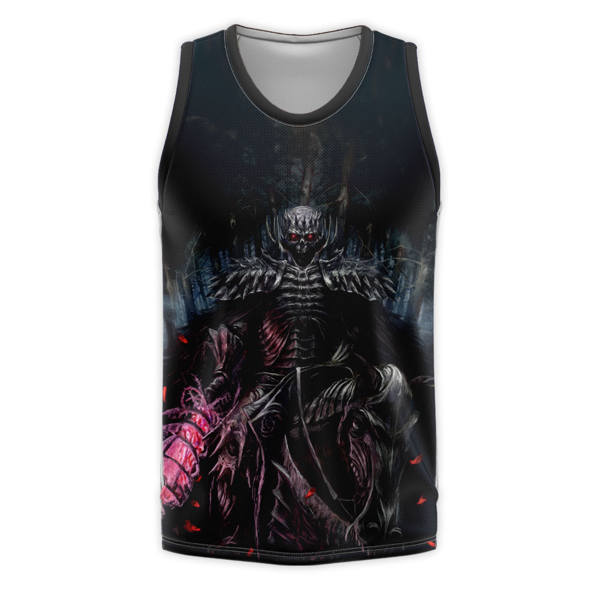 Mounted Berserker Skeleton Knight Warrior Anime Apparel