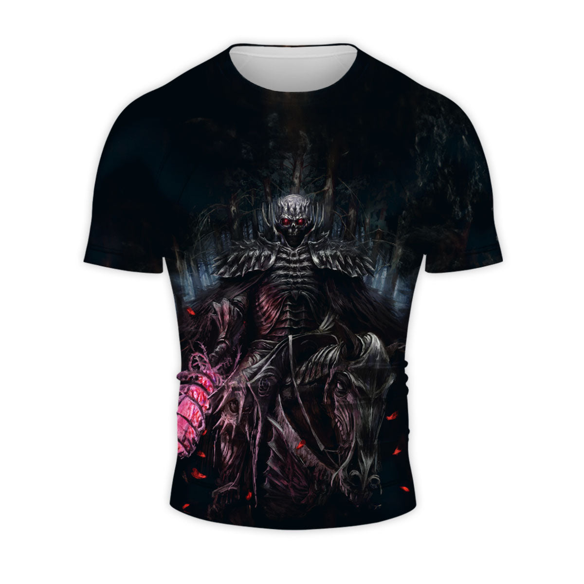 Mounted Berserker Skeleton Knight Warrior Anime Apparel