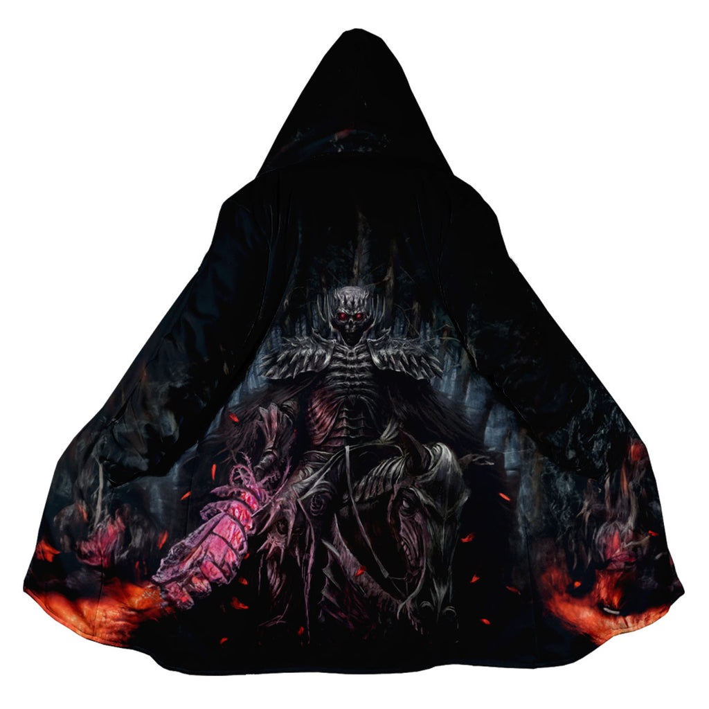 Mounted Berserker Skeleton Knight Warrior Anime Apparel