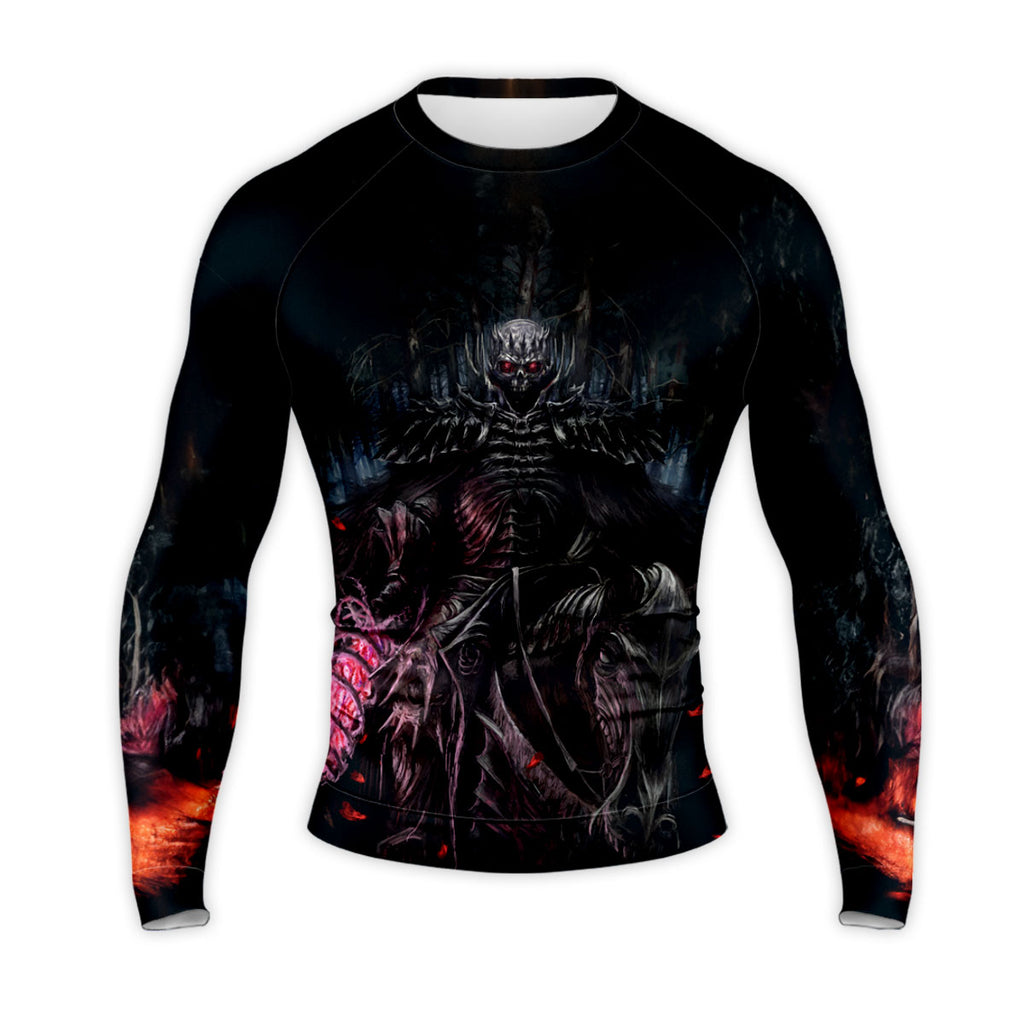 Mounted Berserker Skeleton Knight Warrior Anime Apparel