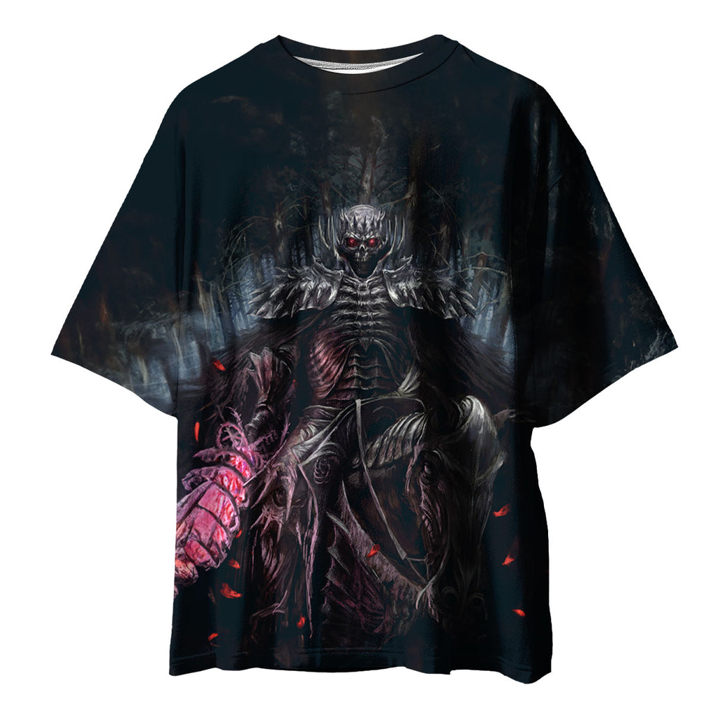 Mounted Berserker Skeleton Knight Warrior Anime Apparel