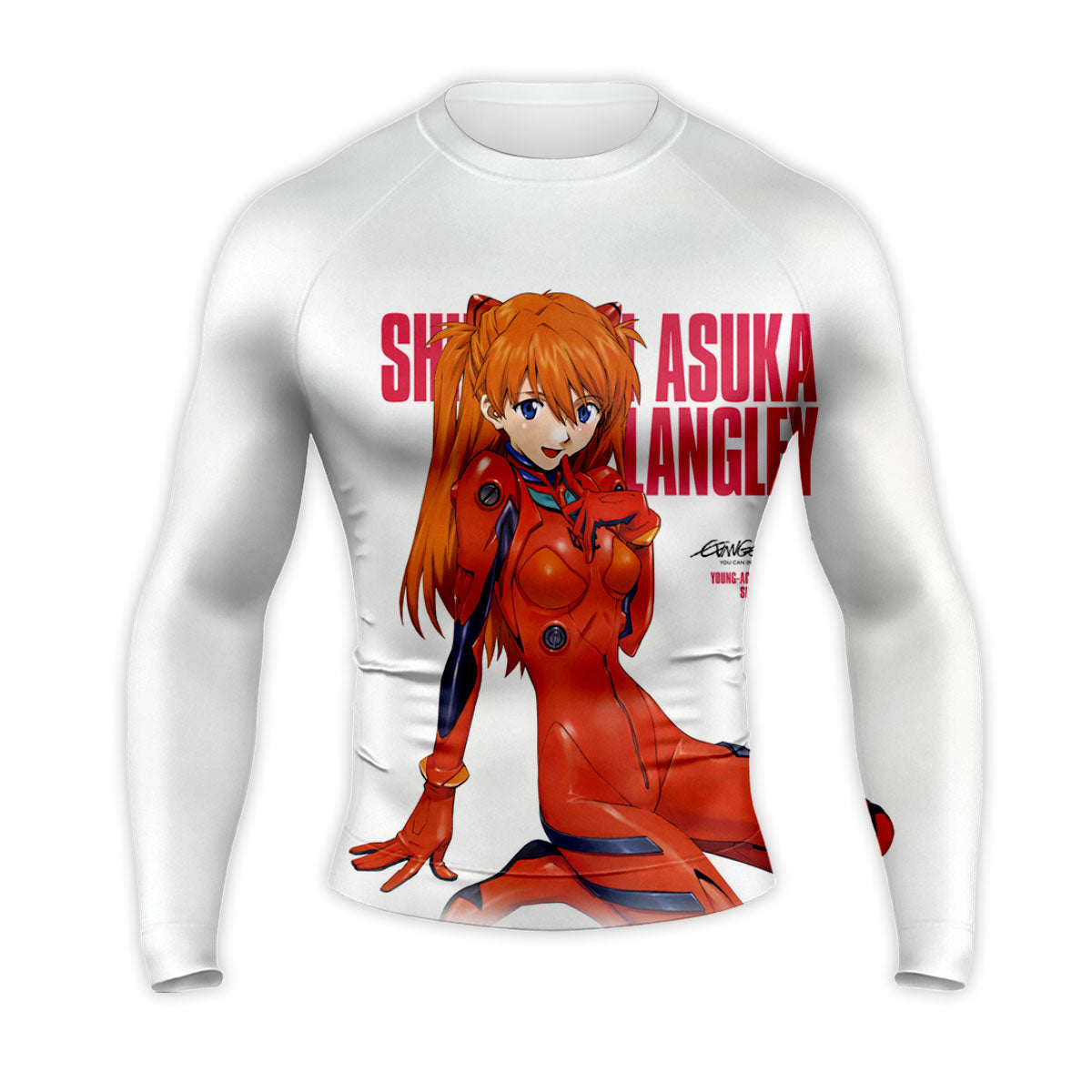 Neongenesisevangelion Asukalangley Battlesuitkneelingdamage Anime Apparel