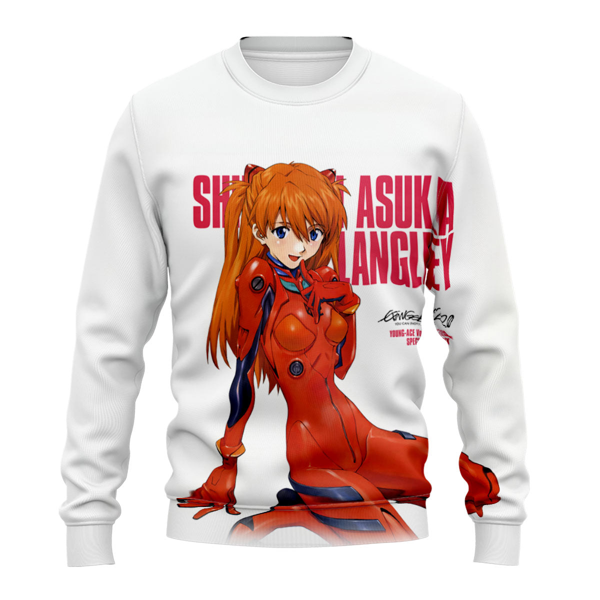 Neongenesisevangelion Asukalangley Battlesuitkneelingdamage Anime Apparel