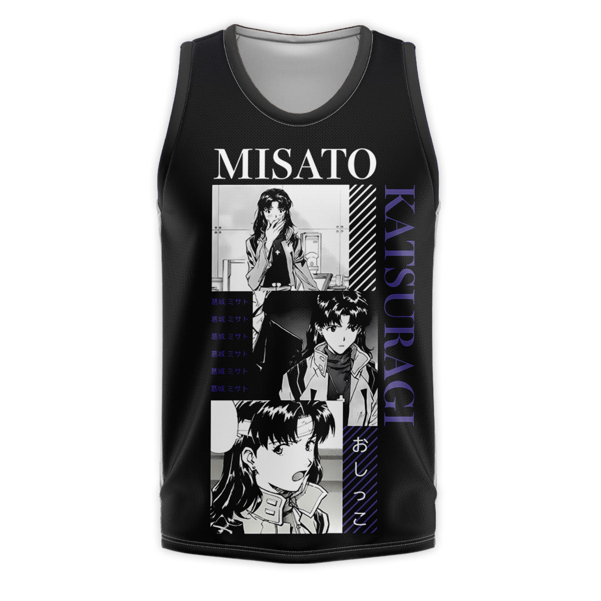 Neongenesisevangelion Misatokatsuragi Collage Art Anime Apparel