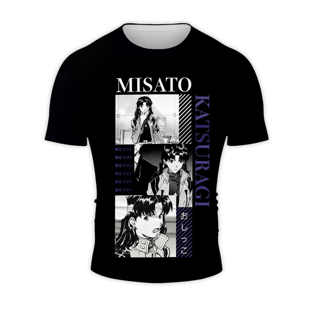 Neongenesisevangelion Misatokatsuragi Collage Art Anime Apparel