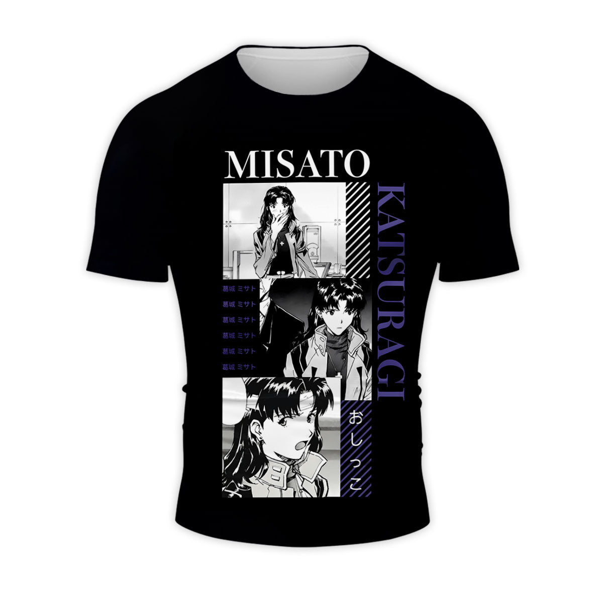 Neongenesisevangelion Misatokatsuragi Collage Art Anime Apparel