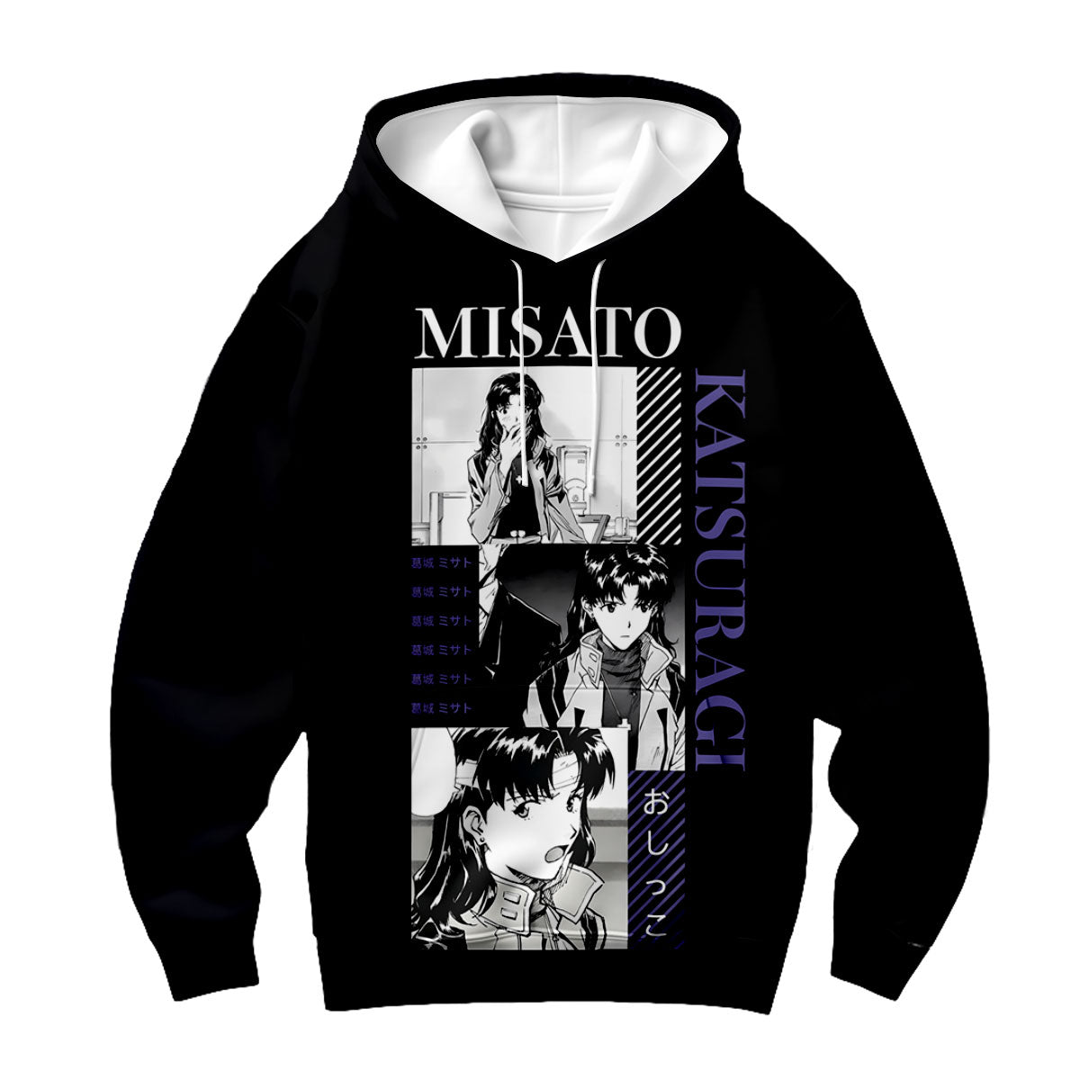 Neongenesisevangelion Misatokatsuragi Collage Art Anime Apparel