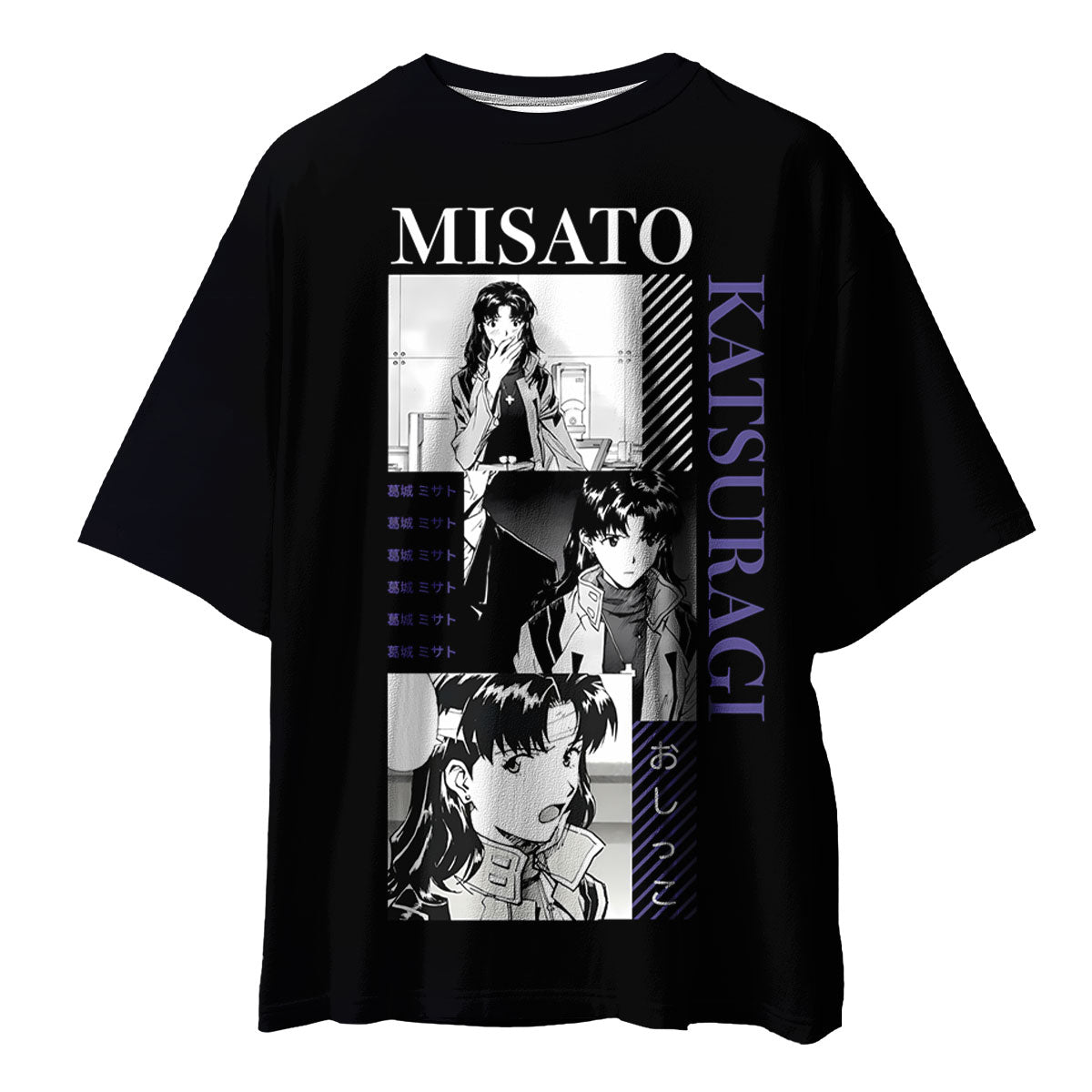 Neongenesisevangelion Misatokatsuragi Collage Art Anime Apparel