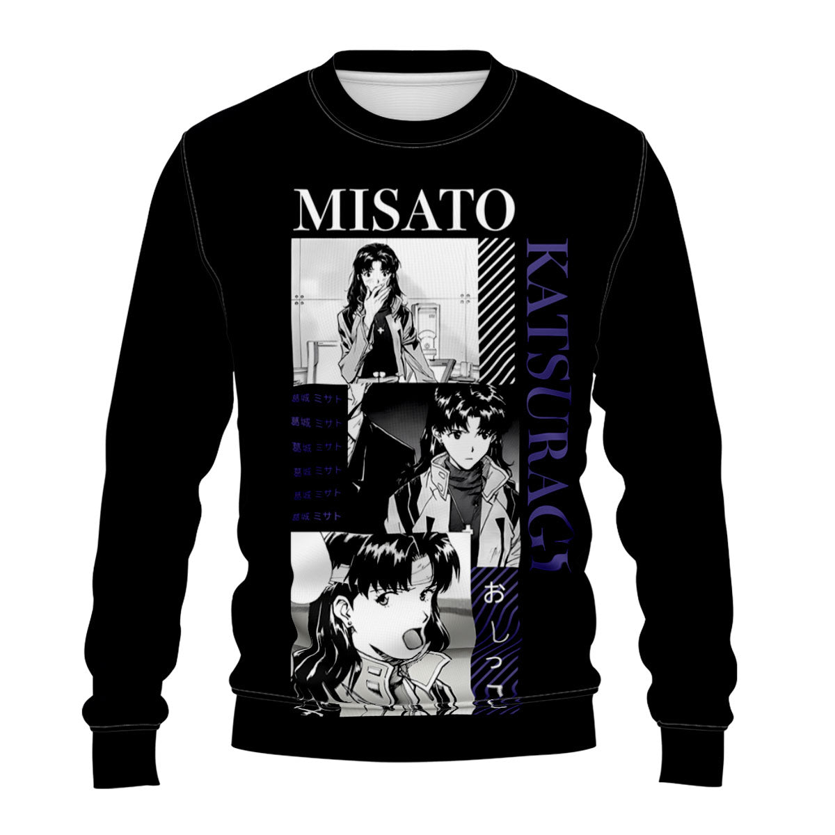 Neongenesisevangelion Misatokatsuragi Collage Art Anime Apparel