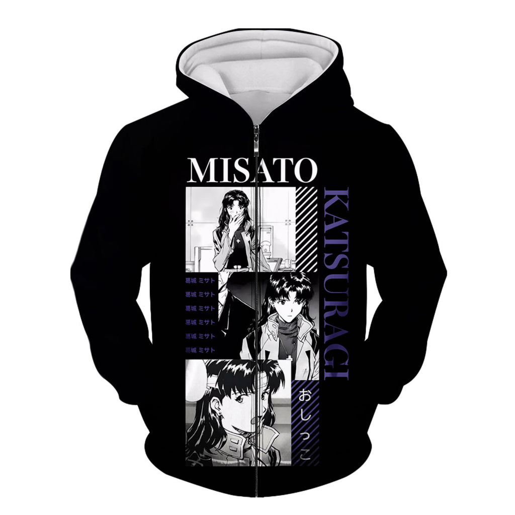 Neongenesisevangelion Misatokatsuragi Collage Art Anime Apparel