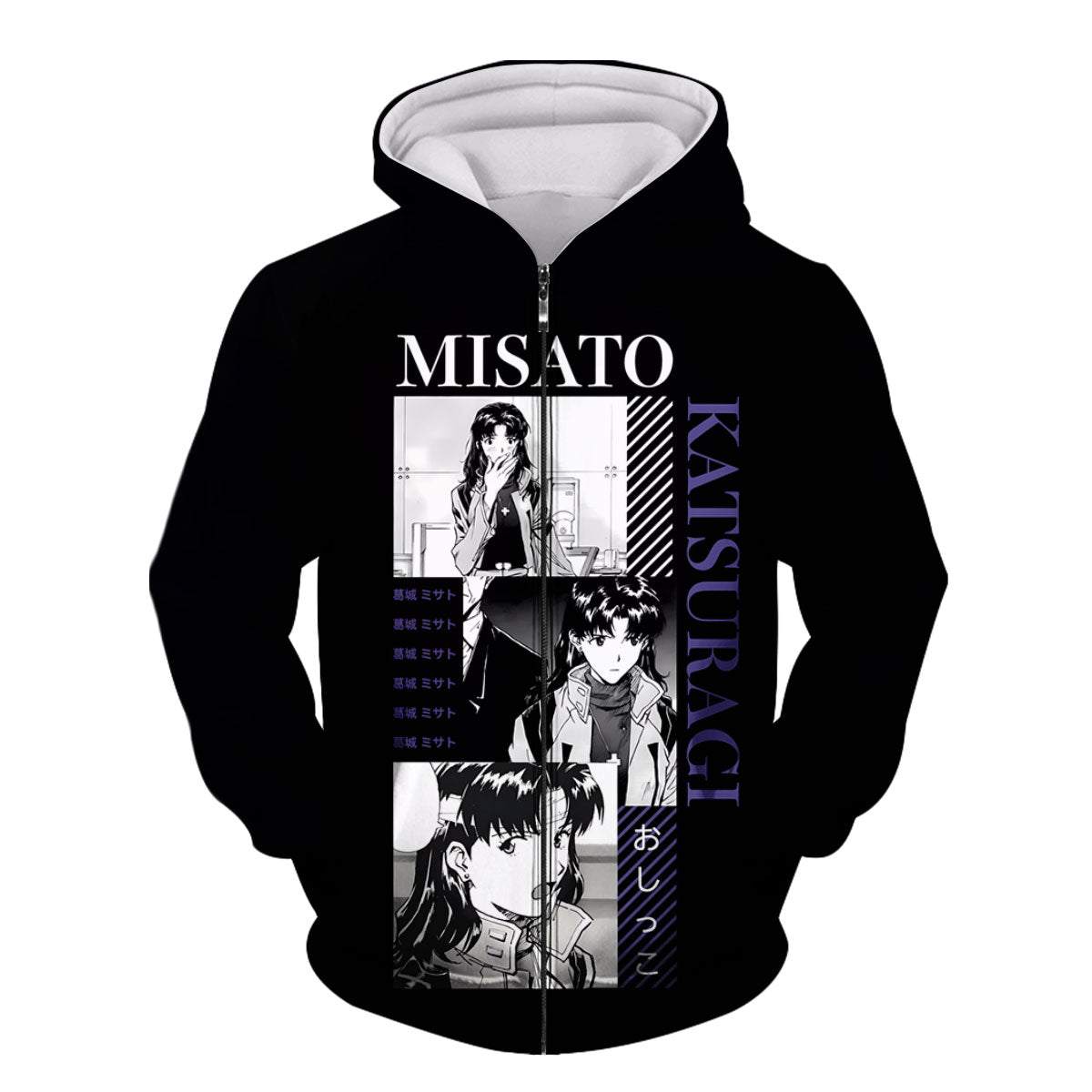 Neongenesisevangelion Misatokatsuragi Collage Art Anime Apparel