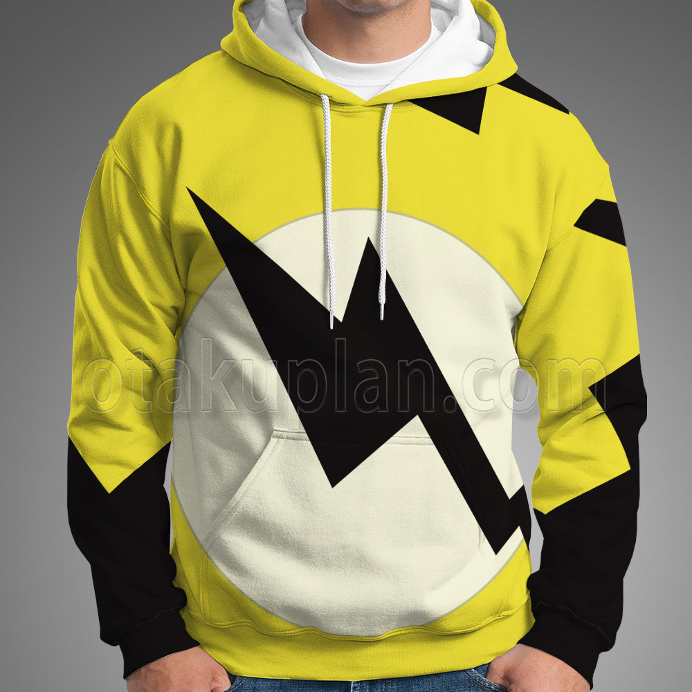 Palworld Grizzbolt Yellow Chariot Cosplay Hoodie