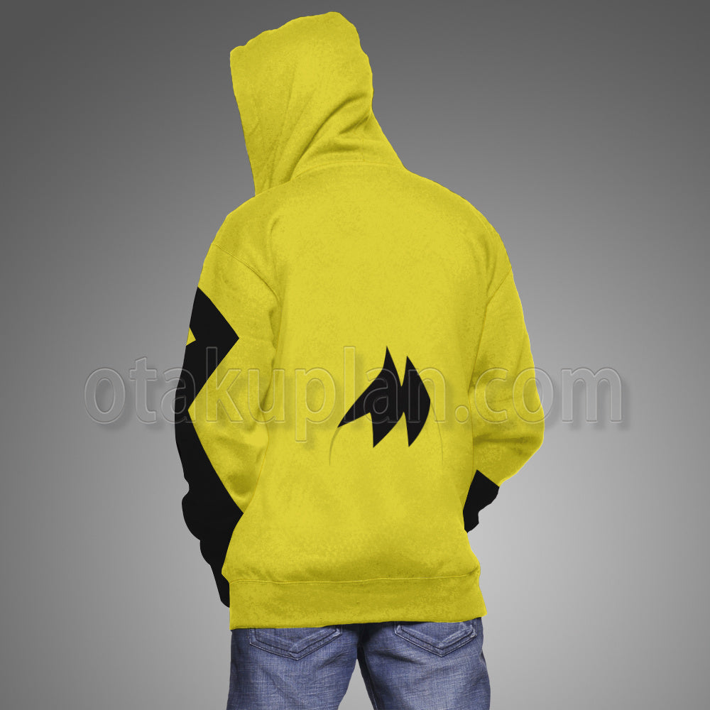Palworld Grizzbolt Yellow Chariot Cosplay Hoodie
