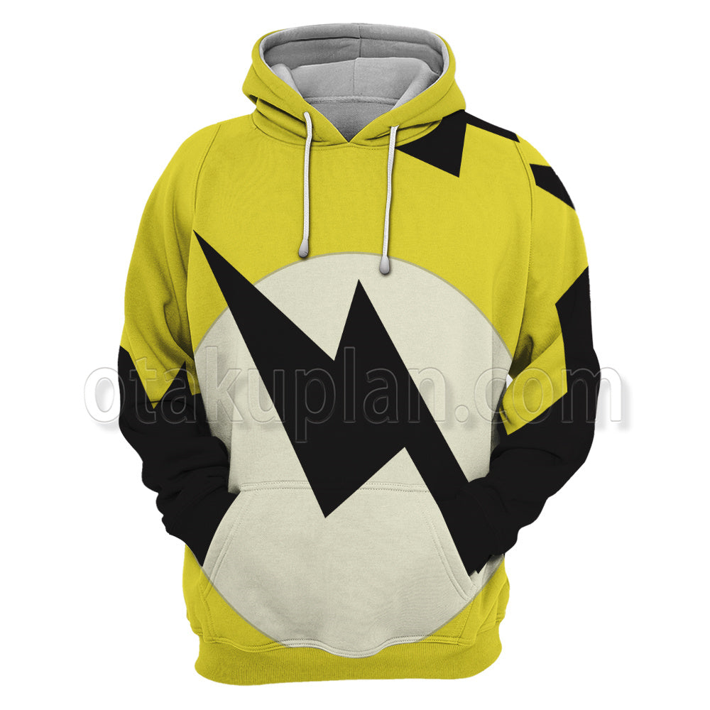 Palworld Grizzbolt Yellow Chariot Cosplay Hoodie