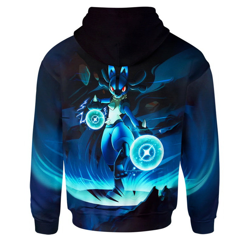 Powerful Lucario Hoodie / T-Shirt