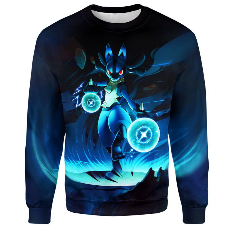 Powerful Lucario Hoodie / T-Shirt