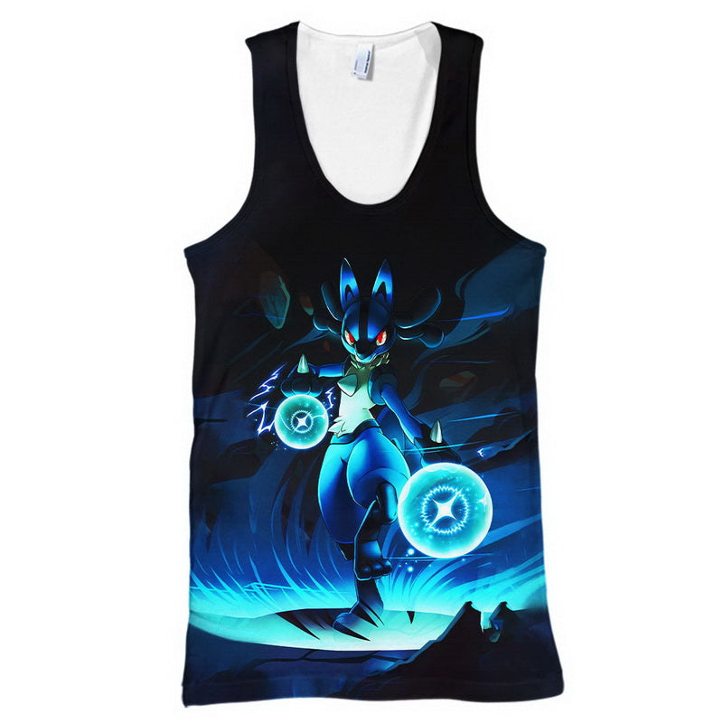 Powerful Lucario Hoodie / T-Shirt