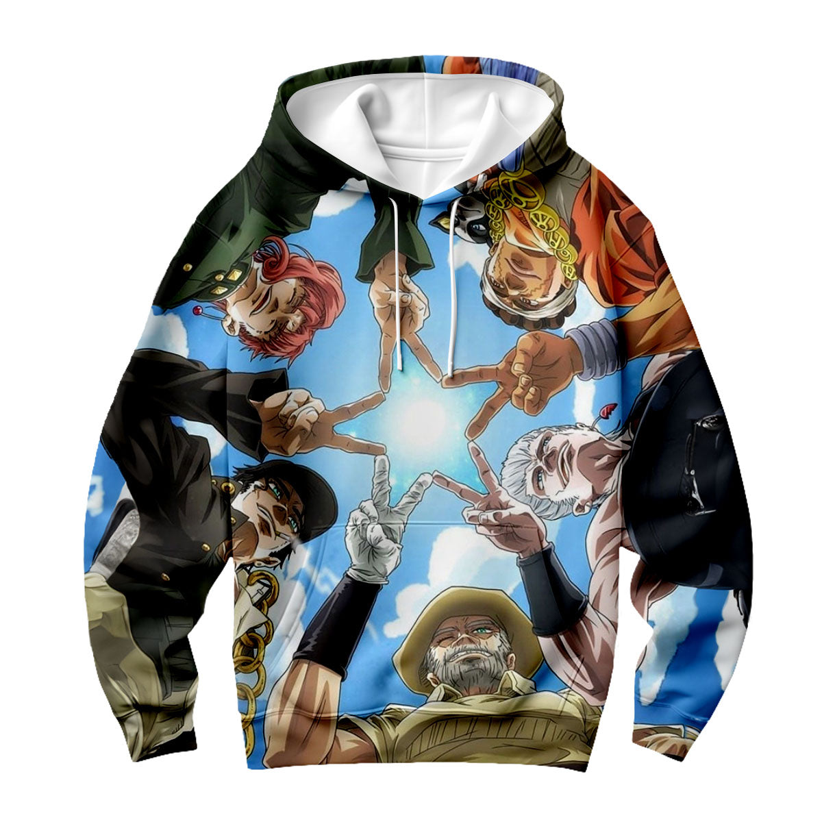Qiaoqiao Bizarre World Blue Sky Qiaoqiao Standing Under Clear Sky Anime Apparel