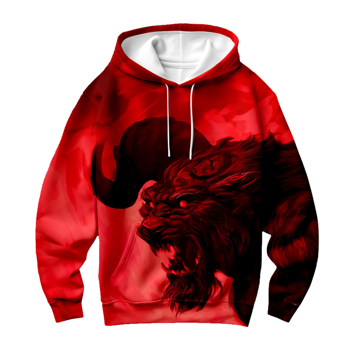 Rage Demon Red Beast Anime Apparel