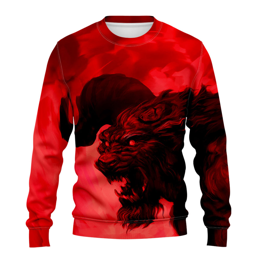 Rage Demon Red Beast Anime Apparel