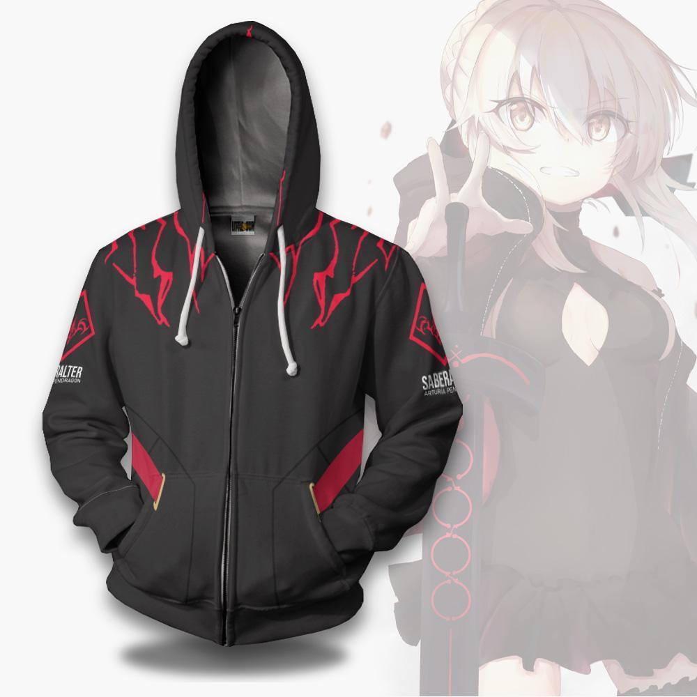 Saber Alter Free Style Casual Custom Fate Grand Order Hoodie Shirts