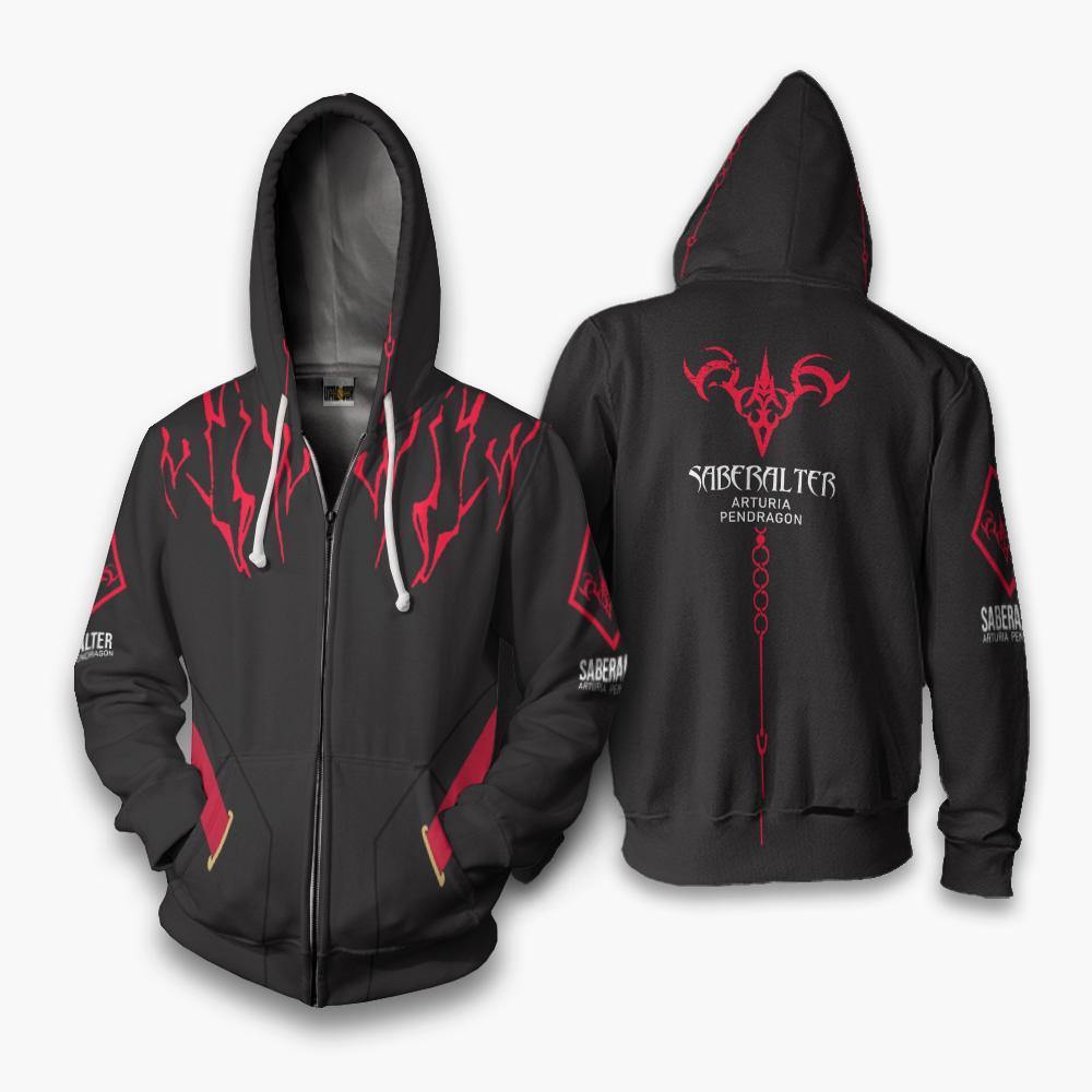 Saber Alter Free Style Casual Custom Fate Grand Order Hoodie Shirts