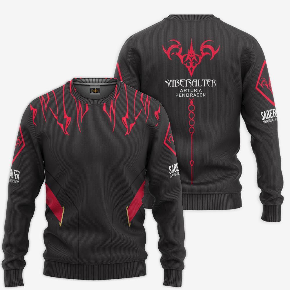 Saber Alter Free Style Casual Custom Fate Grand Order Hoodie Shirts