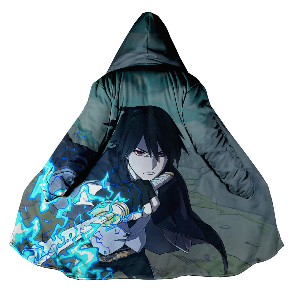 Sasuke Uchiha Chidori Technique Anime Apparel